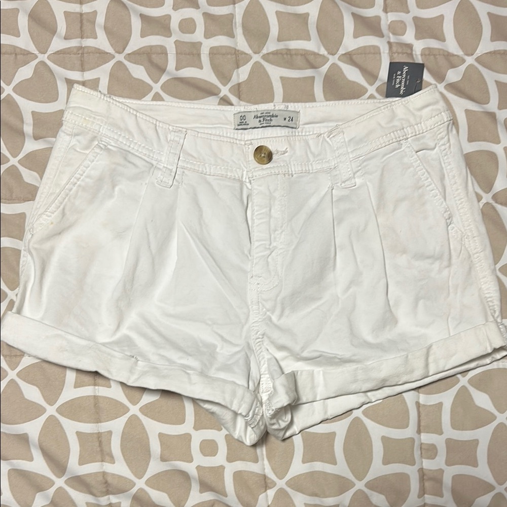 Women's White Shorts